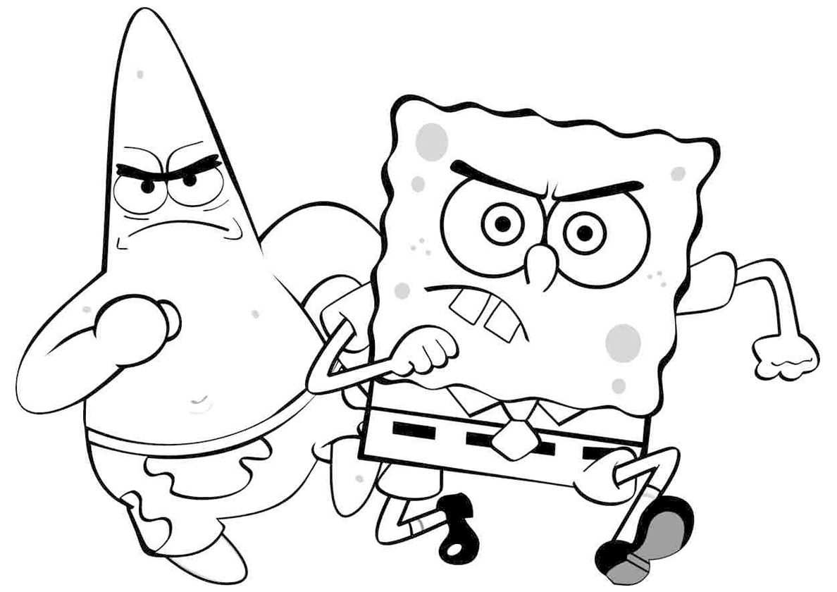 Serious Spongebob And Patrick Spongebob Drawings Spongebob
