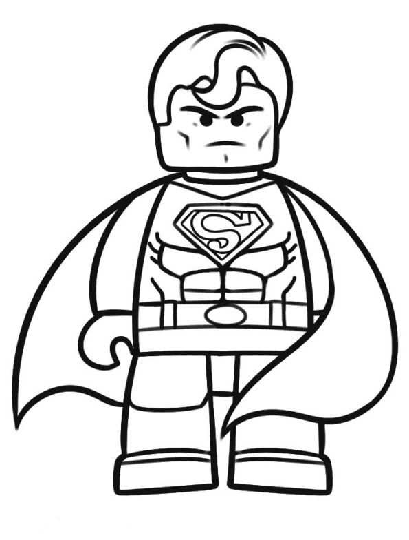Coloring Page Lego Movie Lego Movie With Images Superhero