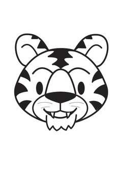 Kleurplaat Tijger Tijger Dieren Kleurplaten