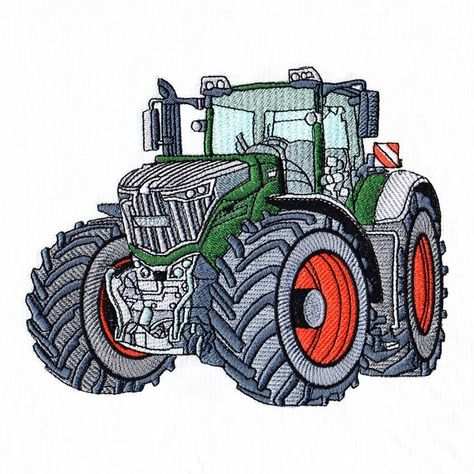 Fendt 1050 Tractor 5x7 Fendt Maschinenstickmuster Kostenlose