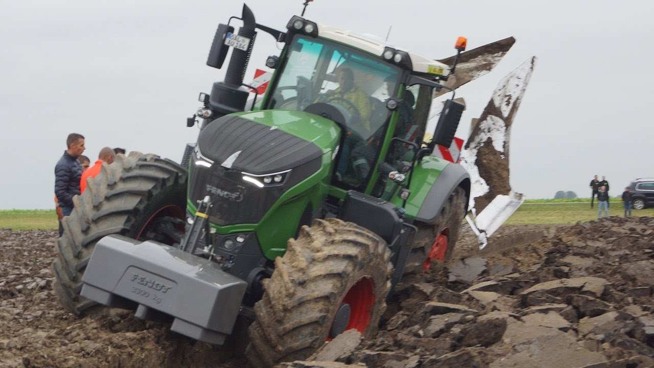 Kleurplaat Trekker Fendt 1050