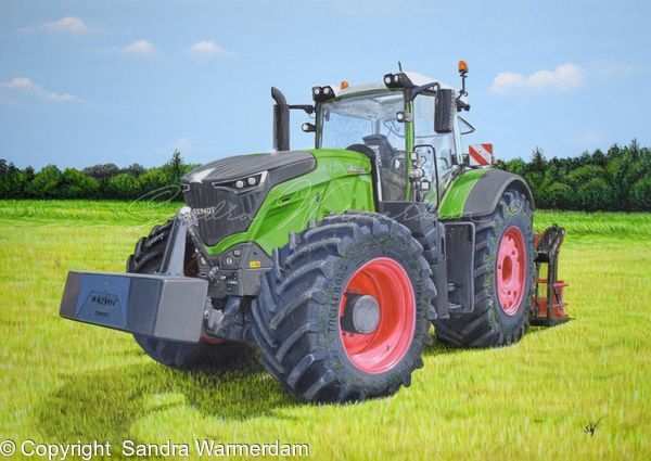 Kleurplaat Trekker Fendt 1050