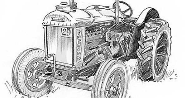 Old Tractor Sketch Google Search Cizim Ahsap Isciligi Traktor