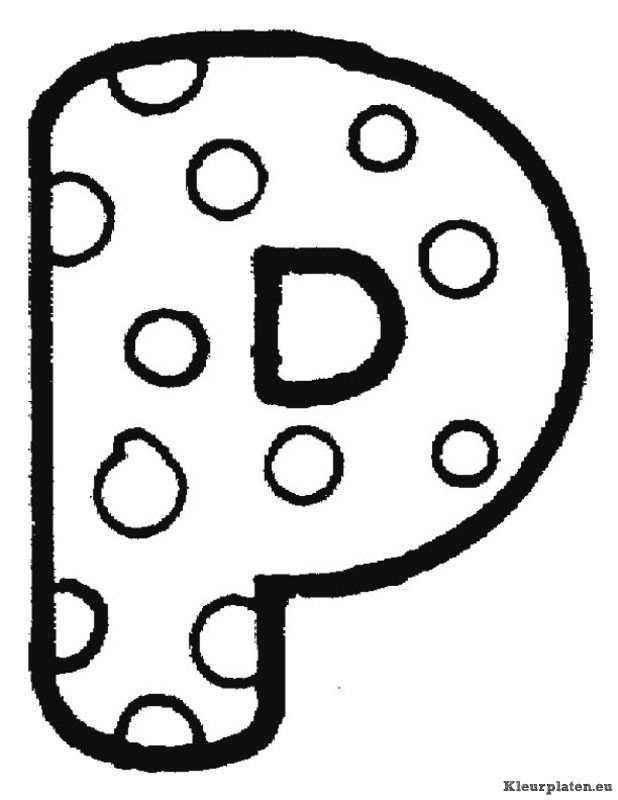 Alfabet Kleurplaten Con Imagenes Letras Mayusculas Para