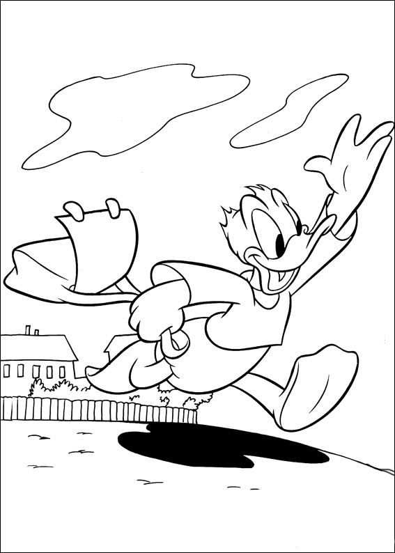 Donald Duck Kleurplaten Printen 26