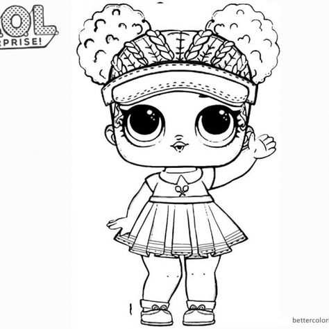 Lol Surprise Doll Coloring Pages Dollface With Images Coloring