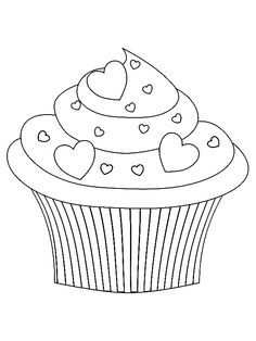 Free Printable Cupcake Coloring Pages For Kids Kleurplaten