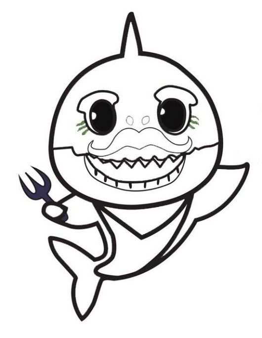 12 Best Baby Shark Pinkfong Coloring Sheets For Children Haai