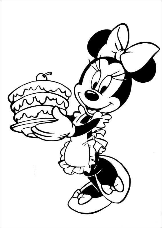 Kleurplaten Minnie Mouse 12 Party Di Minnie Disegni Da Colorare