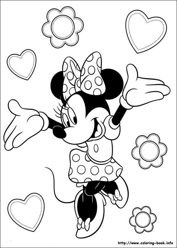 Minnie Mouse Coloring Picture Kleurplaten Disney Kleurplaten En
