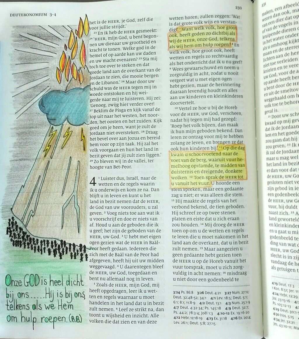 Deuteronomium 4 7 11 Bijbel De Bijbel De Heer