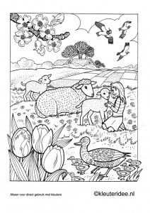 Lente Van Suzanne Amels Kleurplaten Dieren Kleurplaten Mandala