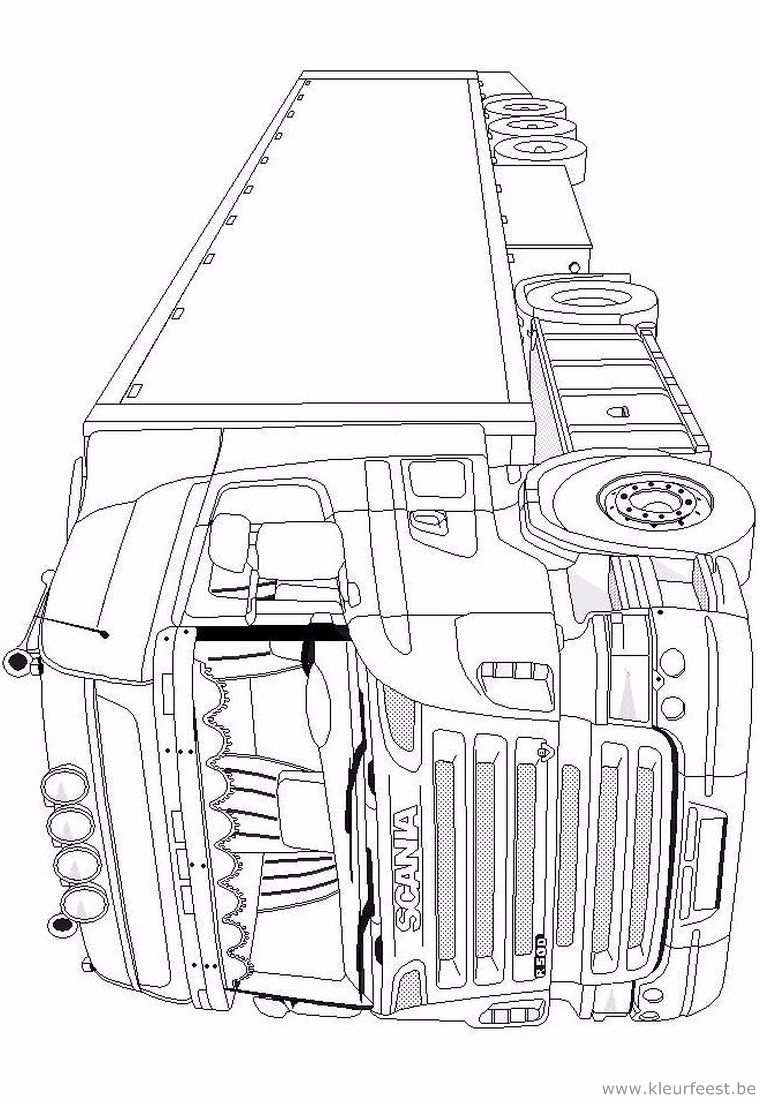 Daf Xf Truck 3d Illusion Lamp Plan Vector File Com Imagens