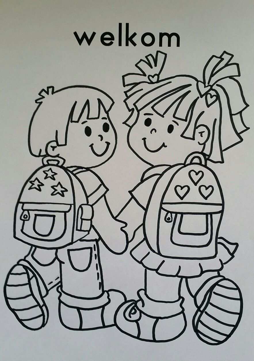 Kleurplaat Puk In De Groep Kind Tekening Kleurplaten