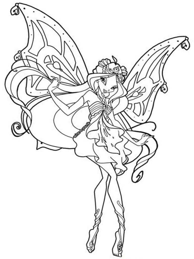 10 Best Winx Club Coloring Pages For Your Little Ones Fairy