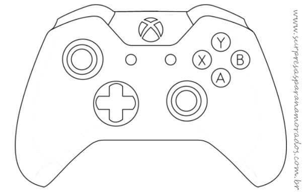 Molde De Controle De Videogame Xbox One Met Afbeeldingen