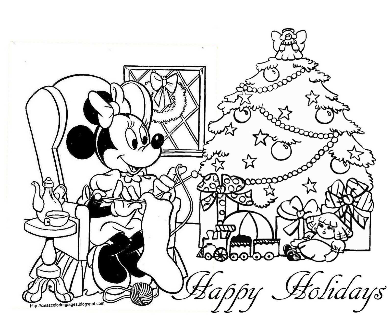 Christmas Disney Coloring Pictures Disney Colors Christmas