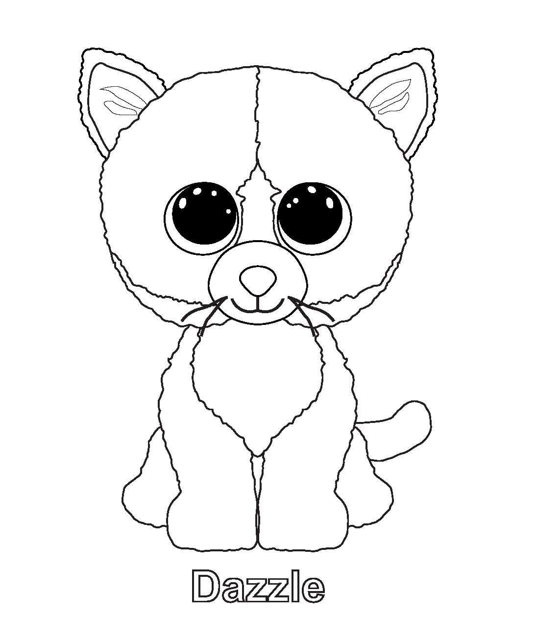 Colorea Con Imagenes Beanie Boos Dibujos Ty Beanie