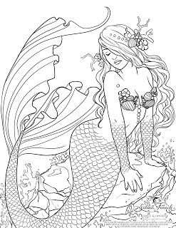 Free Mermaid Coloring Page Mermaid Coloring Pages Fairy