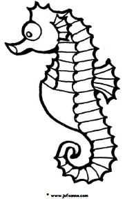 Seahorse Coloring Pages Free Coloringpages Coloringpagesfree