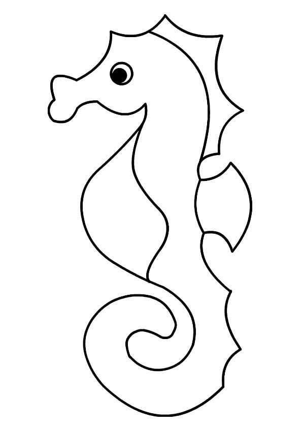 Top 10 Seahorse Coloring Pages For Your Little Ones Zeepaardje