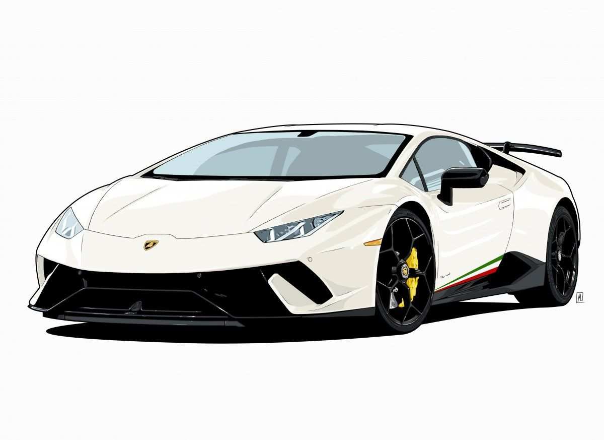 Lamborghini Huracan Performante With Images Car Drawings