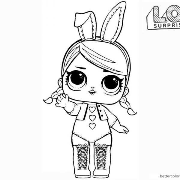 Lol Surprise Doll Coloring Pages Hops In 2020 With Images