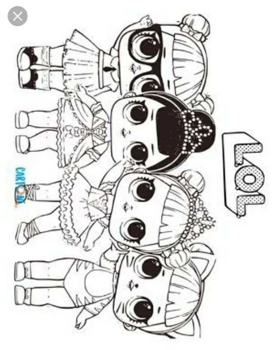 Lol Dolls Coloring Pages Kleurplaten Kleurboek En Kleurplaten
