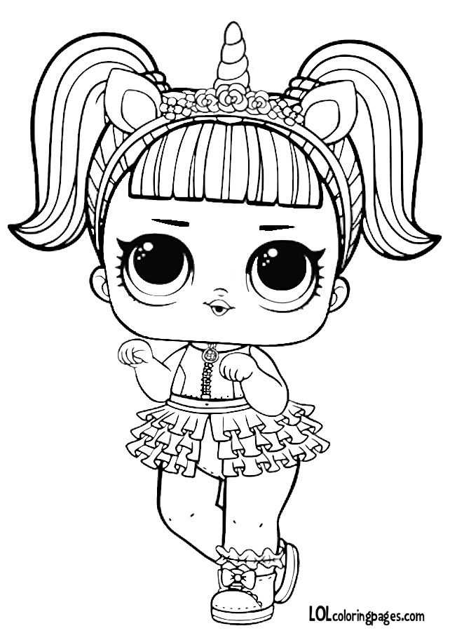 40 Free Printable Lol Surprise Dolls Coloring Pages Met