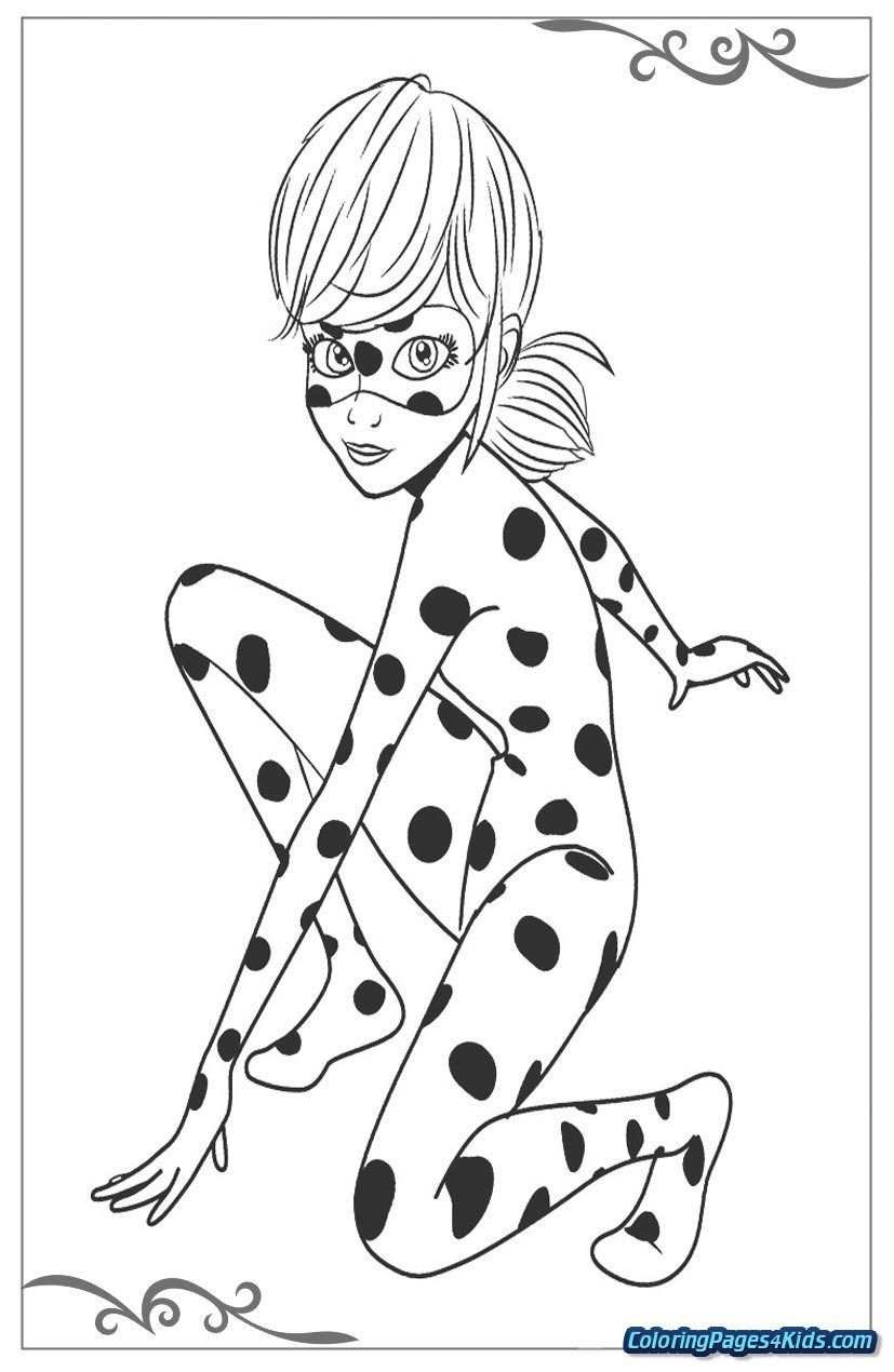 Miraculous Ladybug Coloring Pages Miraculous Ladybug Coloring