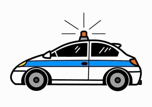 Politieauto Auto Tekeningen Kleurplaten Gratis Kleurplaten