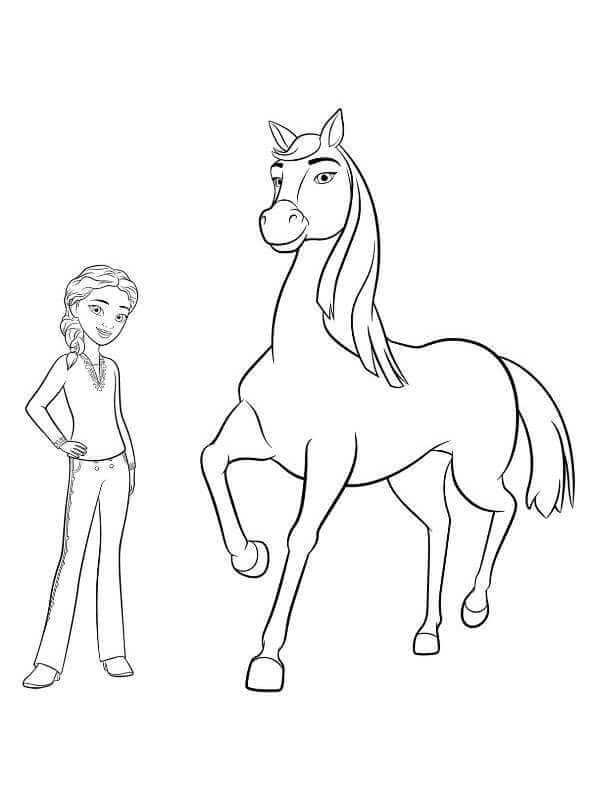 15 Printable Spirit Riding Free Coloring Pages With Images