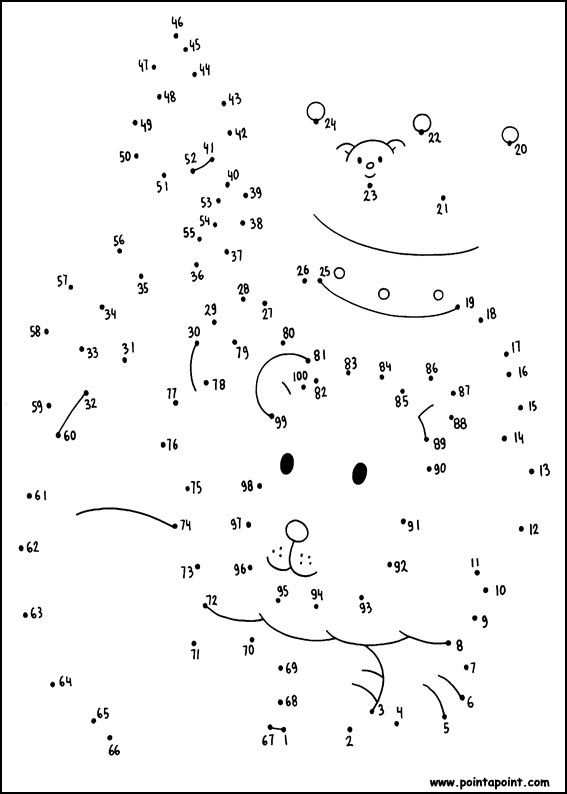 Nummertjes Verbinden Hond Tekening / Kids N Fun 51 Puzzel ...