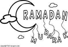 Printable Ramadan Mubarak Coloringpages For Kids Free Online