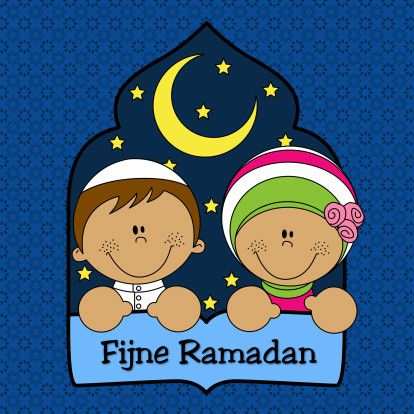 Ramadan Suikerfeest Kaarten Maan Sterren Kinderkaart