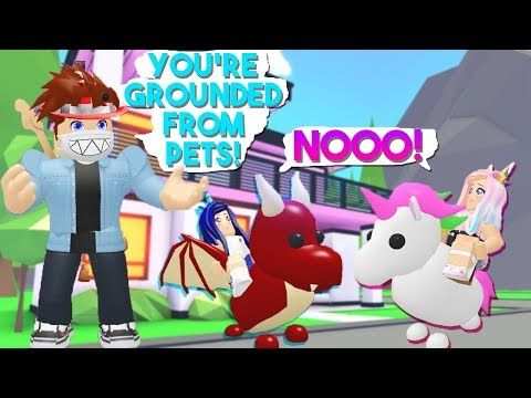 He Took Our Pets Away Because We Did This Roblox Adopt Me New