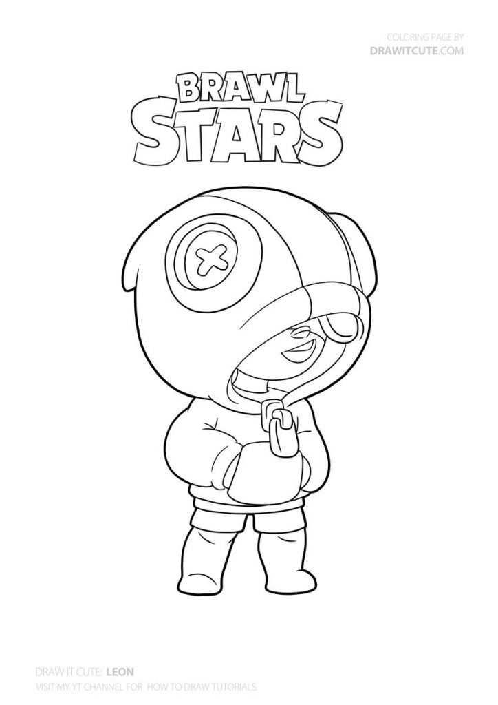 How To Draw Leon Super Easy Kleurplaten Coole Tekeningen