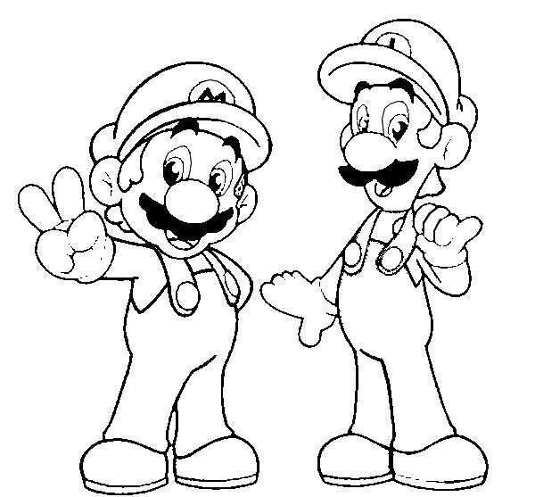 Mario Coloring Sheets Coloring Pages Mario And Luigi 31908