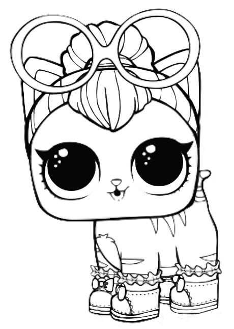 Neon Kitty From Lol Pets Coloring Pages Desenhos Para Colorir