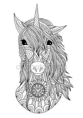 Download Unicorn Kleurplaat Eenhoorn Mandala