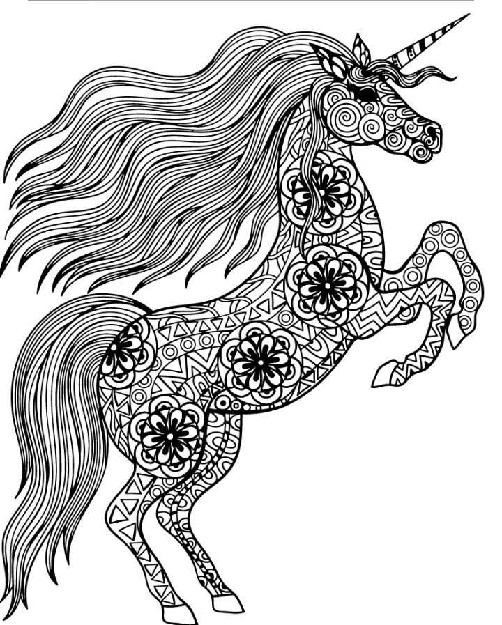 Download Unicorn Kleurplaat Eenhoorn Mandala