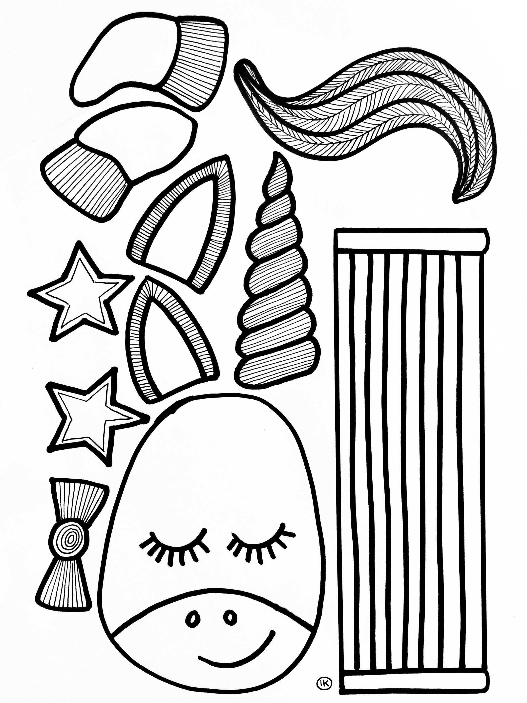 Unicorn Masks To Print And Color Free Printable With Images