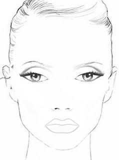 Blanco Facecharts To Create Makeup Looks On Paper Great For