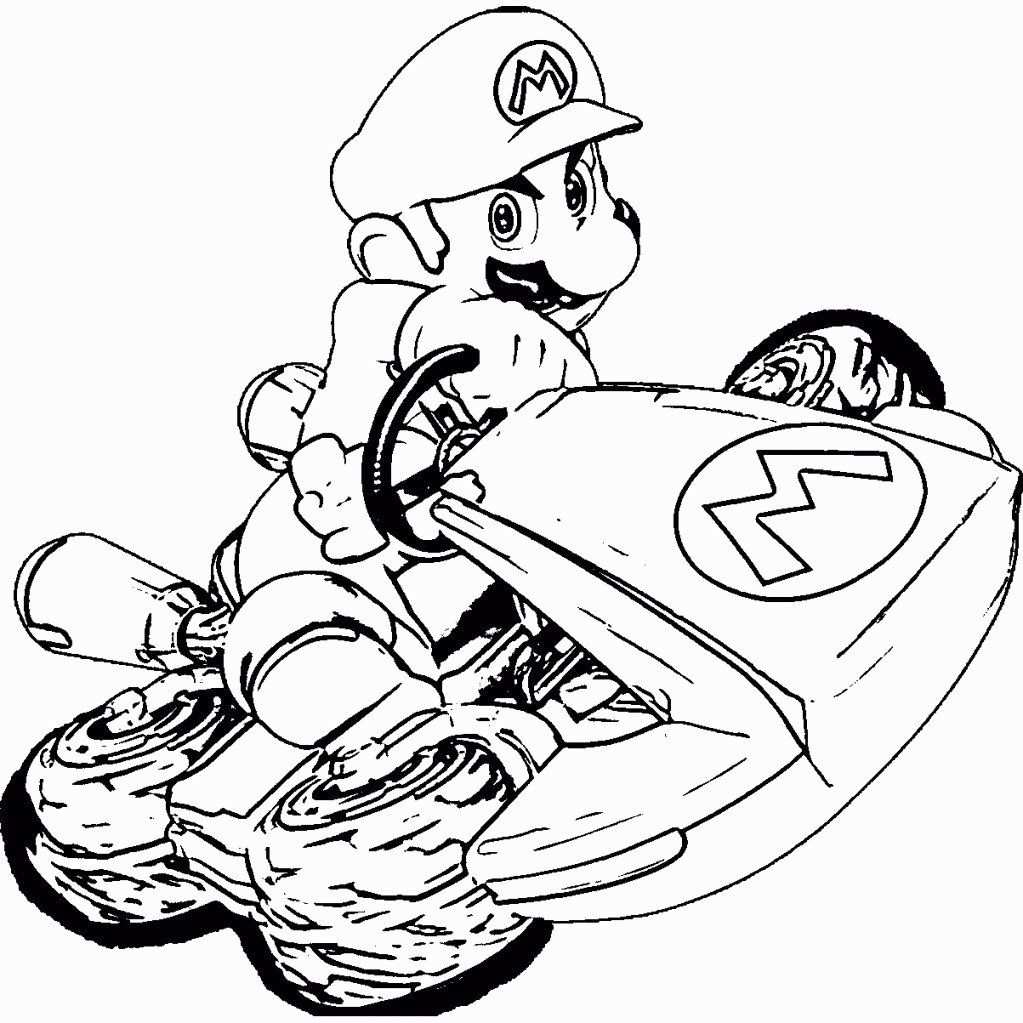 32 Mario Kart 8 Coloring Page In 2020 Mario Coloring Pages