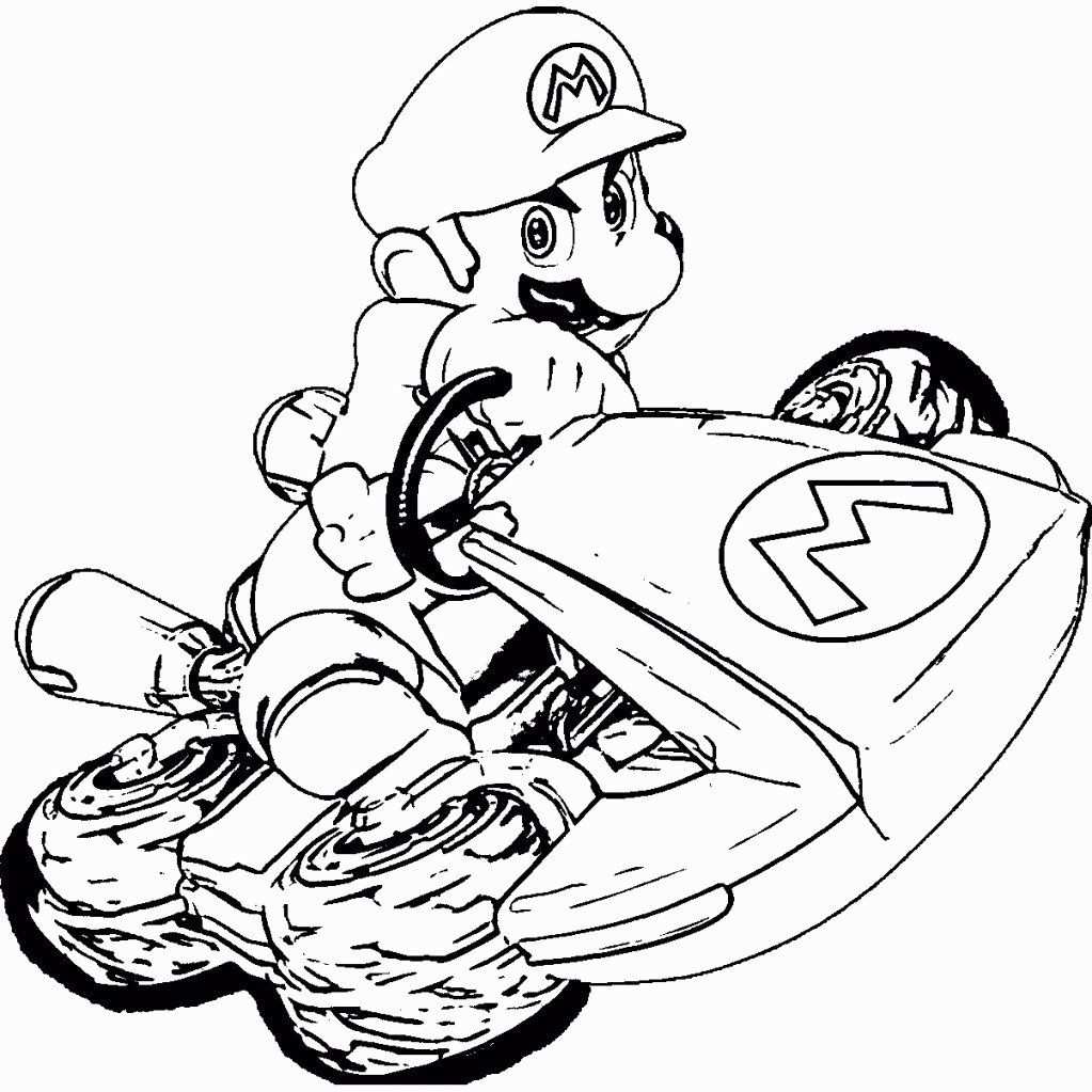 Yoshi Kleurplaat Mario Kart 8 Deluxe