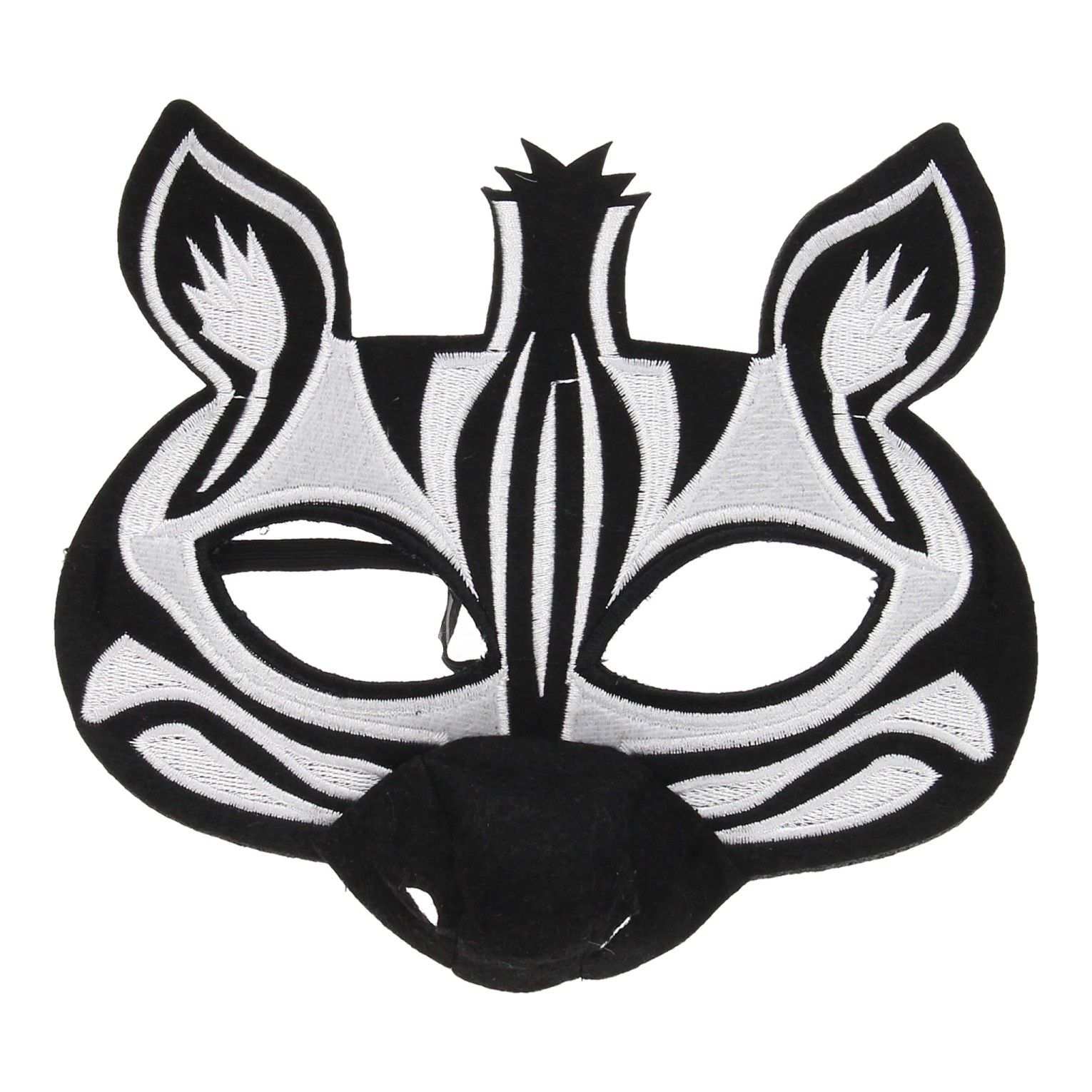 Masker Zebra Zebra S Dierenprints En Zwart Wit