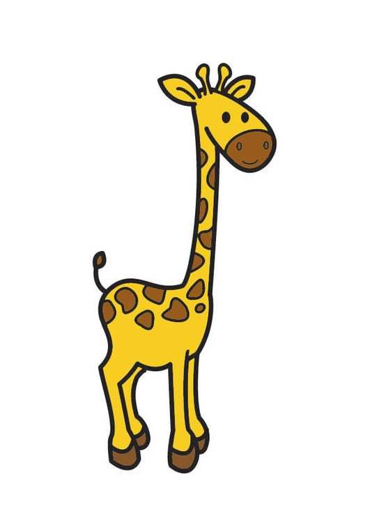 Kleurplaat Giraffe Printen