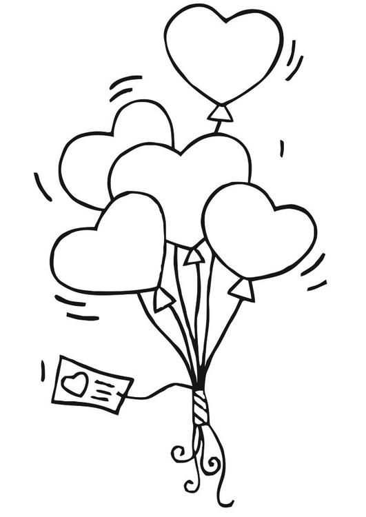 Kleurplaat Hartjes En Bloemen