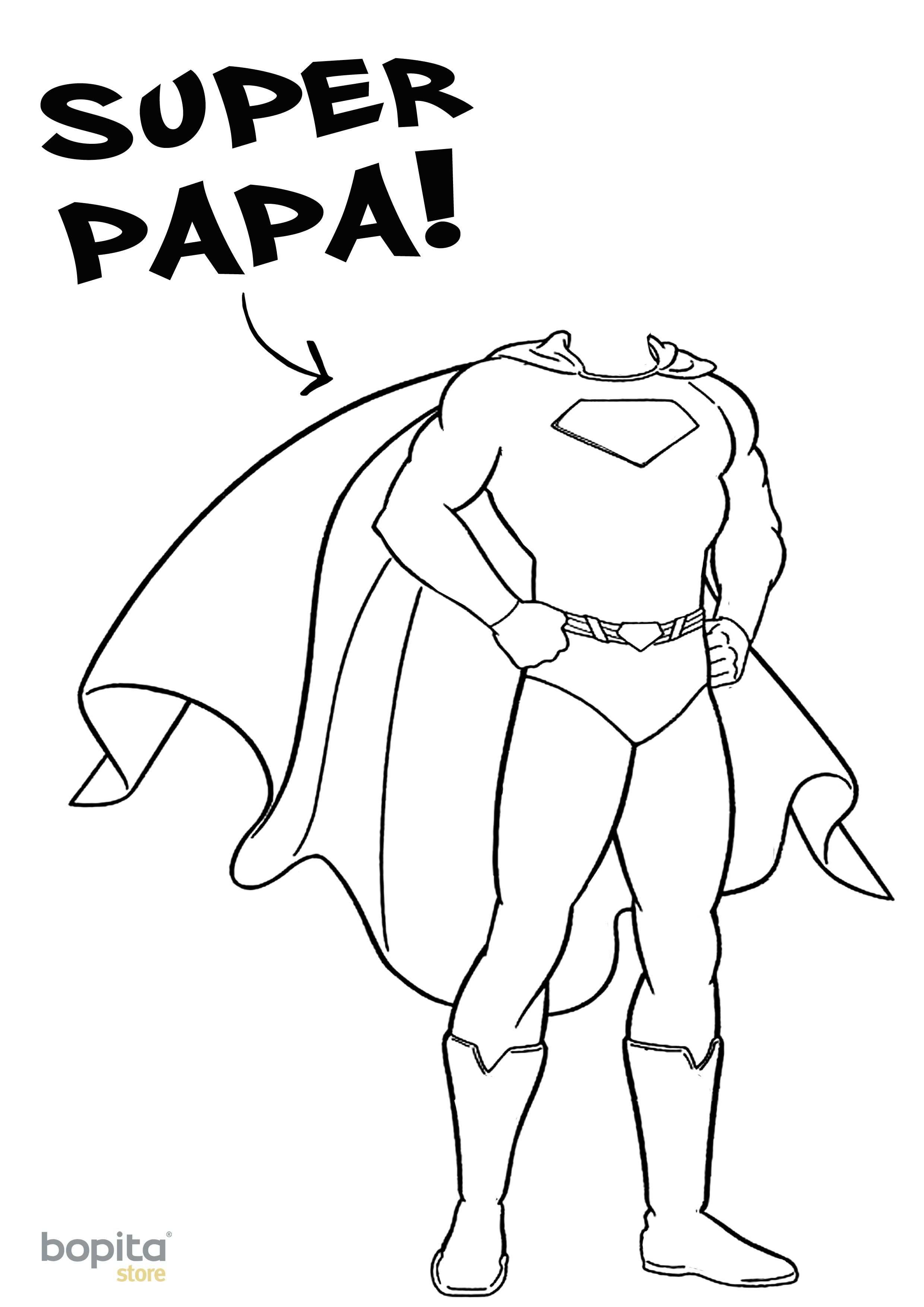 Kleurplaat I Love You Papa