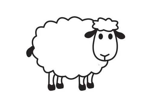 Kleurplaat Schaap Met Lammetjes
